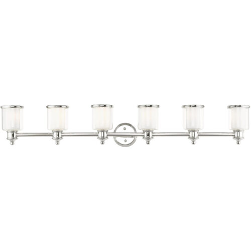 40216-35 6 Light Polished Nickel Vanity Sconce-Lighting LumensWall Sconces