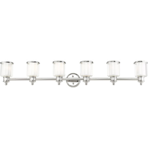 40216-35 6 Light Polished Nickel Vanity Sconce-Lighting LumensWall Sconces