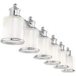 40216-35 6 Light Polished Nickel Vanity Sconce-Lighting LumensWall Sconces