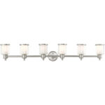 40216-91 6 Light Brushed Nickel Vanity Sconce-Lighting LumensWall Sconces