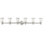 40216-91 6 Light Brushed Nickel Vanity Sconce-Lighting LumensWall Sconces