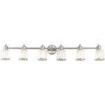 40216-91 6 Light Brushed Nickel Vanity Sconce-Lighting LumensWall Sconces