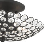 40441-04 2 Light Black Semi Flush-Lighting LumensSemi Flush