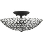 40443-04 2 Light Black Semi Flush-Lighting LumensSemi Flush