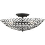 40446-04 3 Light Black Semi Flush-Lighting LumensSemi Flush