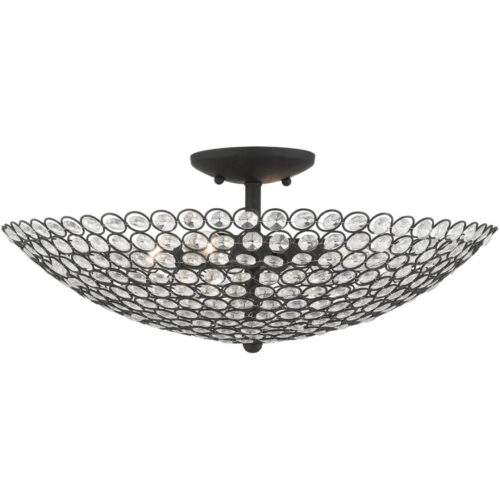 40447-04 4 Light Black Semi Flush-Lighting LumensSemi Flush