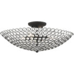 40447-04 4 Light Black Semi Flush-Lighting LumensSemi Flush