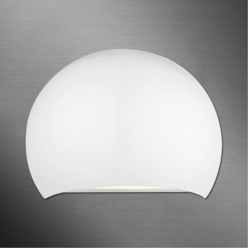 40802-69 1 Shiny White Wall Sconce-Lighting LumensWall Sconces