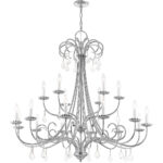 18 Light Polished Chrome Foyer Chandelier with Steel base material-Lighting LumensChandeliers