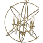 40905-01 5 Light Antique Brass Chandelier-Lighting LumensChandeliers