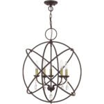 40905-07 5 Light Bronze Chandelier-Lighting LumensChandeliers