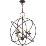 40905-07 5 Light Bronze Chandelier-Lighting LumensChandeliers