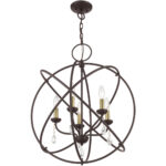 40905-07 5 Light Bronze Chandelier-Lighting LumensChandeliers