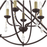 40905-07 5 Light Bronze Chandelier-Lighting LumensChandeliers