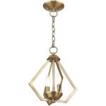 2 Light Antique Brass Mini Chandelier/Ceiling Light fixture with Steel base material-Lighting LumensChandeliers