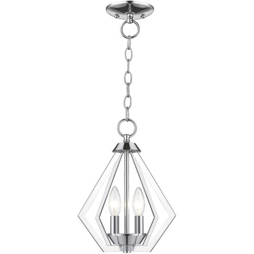 2 Light Polished Chrome Mini Chandelier/Ceiling Light fixture with Steel base material-Lighting LumensChandeliers