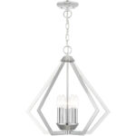 5 Light Polished Chrome Chandelier with Steel base material-Lighting LumensChandeliers