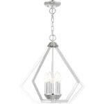 5 Light Polished Chrome Chandelier with Steel base material-Lighting LumensChandeliers