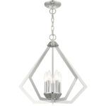 5 Light Polished Chrome Chandelier with Steel base material-Lighting LumensChandeliers