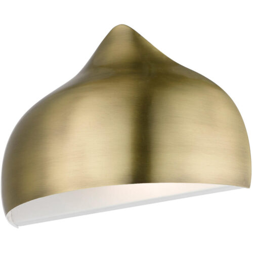 40987-01 1 Light Antique Brass Wall Sconce-Lighting LumensWall Sconces