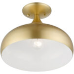 41050-33 1 Light Soft Gold Semi-Flush Mount-Lighting LumensSemi Flush