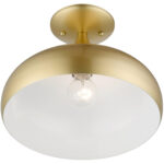 41050-33 1 Light Soft Gold Semi-Flush Mount-Lighting LumensSemi Flush