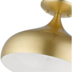 41050-33 1 Light Soft Gold Semi-Flush Mount-Lighting LumensSemi Flush