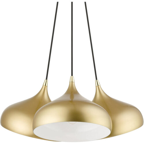 41053-33 3 Light Soft Gold Cluster Pendant-Lighting LumensPendant Lights