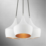 41083-03 3 Light White Cluster Pendant-Lighting LumensPendant Lights