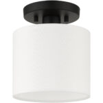 41094-04 1 Light Black Semi Flush-Lighting LumensSemi Flush