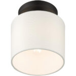 41094-04 1 Light Black Semi Flush-Lighting LumensSemi Flush