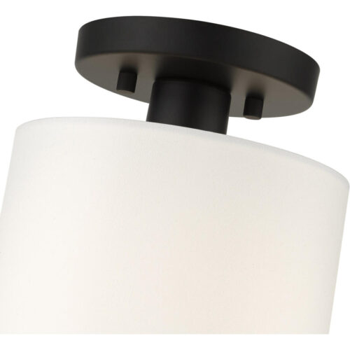 41094-04 1 Light Black Semi Flush-Lighting LumensSemi Flush