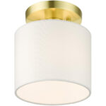 41094-12 1 Light Satin Brass  Semi Flush-Lighting LumensSemi Flush