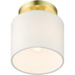 41094-12 1 Light Satin Brass  Semi Flush-Lighting LumensSemi Flush