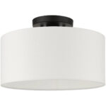 41097-04 1 Light Black Semi Flush-Lighting LumensSemi Flush