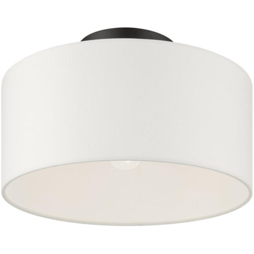 41097-04 1 Light Black Semi Flush-Lighting LumensSemi Flush