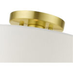 41097-12 1 Light Satin Brass Semi Flush-Lighting LumensSemi Flush