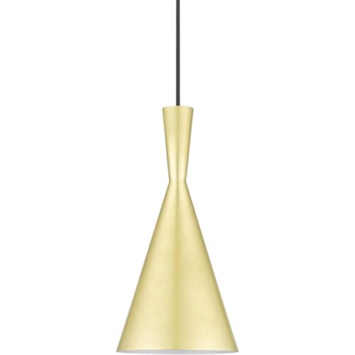 41185-33 1 Light Soft Gold Pendant with Polished Brass Finish Accents-Lighting LumensPendant Lights