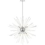 41260-05 16 Light Polished Chrome Foyer Pendant Chandelier-Lighting LumensChandeliers