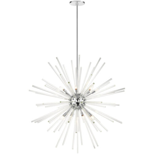 41260-05 16 Light Polished Chrome Foyer Pendant Chandelier-Lighting LumensChandeliers