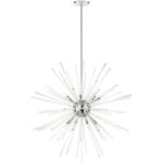 41260-05 16 Light Polished Chrome Foyer Pendant Chandelier-Lighting LumensChandeliers