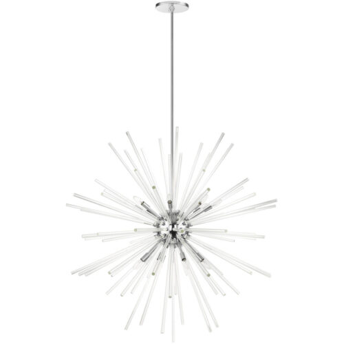 41260-05 16 Light Polished Chrome Foyer Pendant Chandelier-Lighting LumensChandeliers