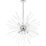 41260-05 16 Light Polished Chrome Foyer Pendant Chandelier-Lighting LumensChandeliers