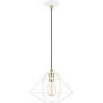 41323-03 1 Light White Pendant-Lighting LumensPendant Lights