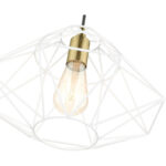 41323-03 1 Light White Pendant-Lighting LumensPendant Lights