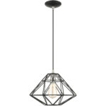 41323-04 1 Light Black Pendant-Lighting LumensPendant Lights