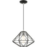 41323-04 1 Light Black Pendant-Lighting LumensPendant Lights