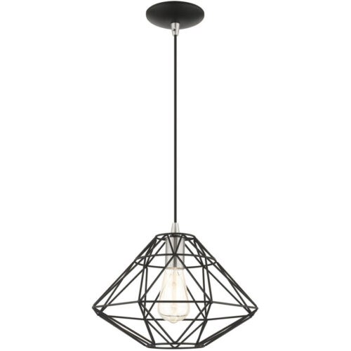 41323-04 1 Light Black Pendant-Lighting LumensPendant Lights