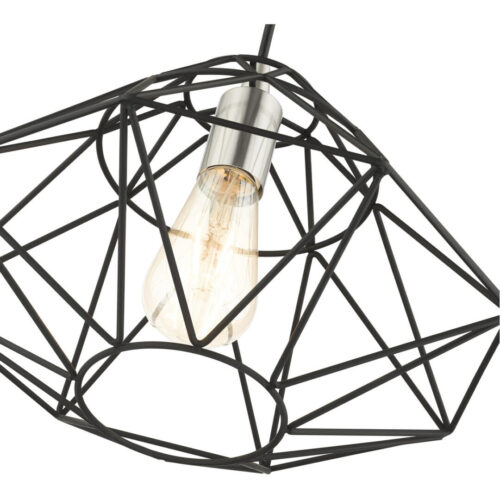 41323-04 1 Light Black Pendant-Lighting LumensPendant Lights