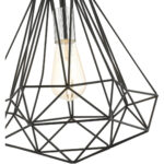 41324-68 1 Light Shiny Black Pendant-Lighting LumensPendant Lights